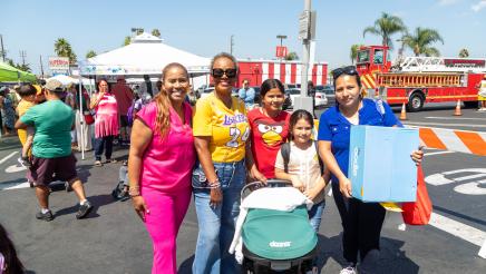 Asm. McKinnor and Councilmember Faulk with happy family