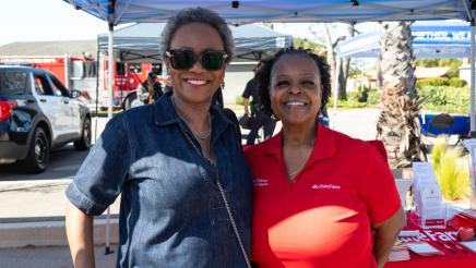 Asm. McKinnor with State Farm Insurance representative