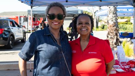 Asm. McKinnor with State Farm Insurance representative