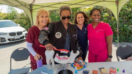 Asm. McKinnor with dentistry representatives